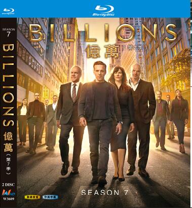 American Drama Billions Season 7 Bluray All Region Discs 2 English Subtitle Boxed
